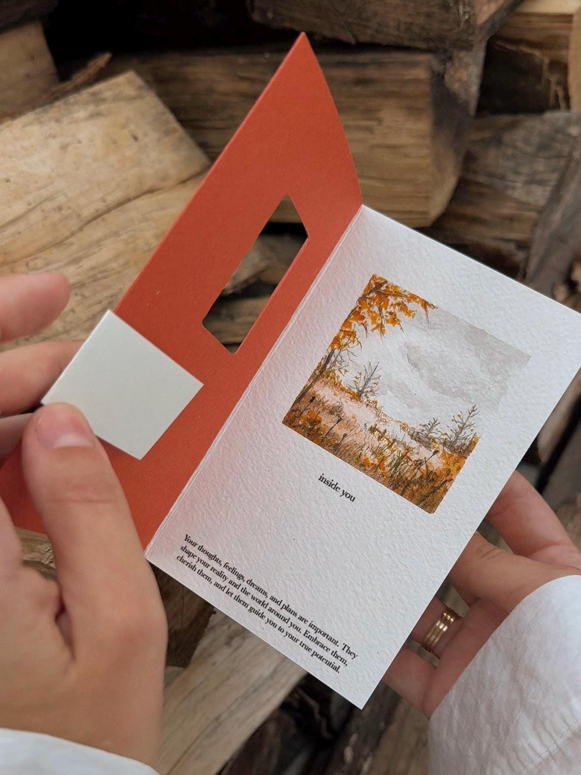 Notebook A6 with watercolour illustration