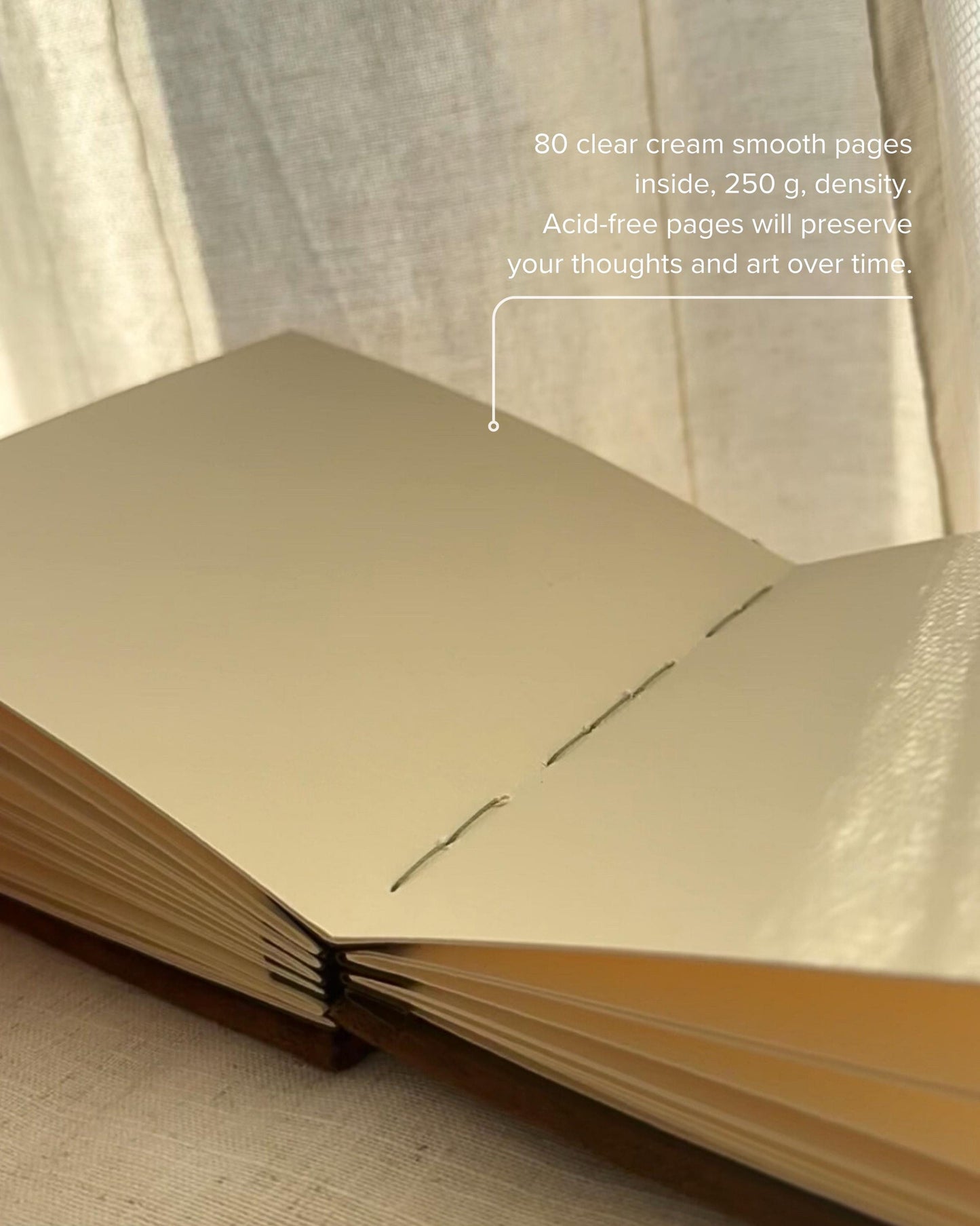 One of a kind notebook with watercolor illustration, sketchbook