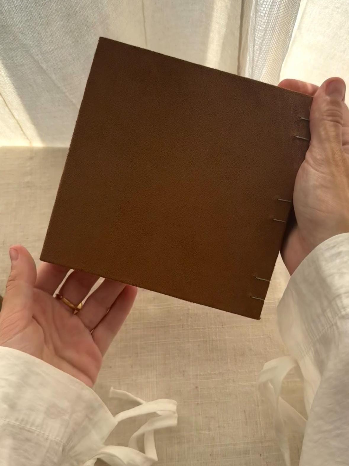 One of a kind notebook with watercolor illustration, sketchbook