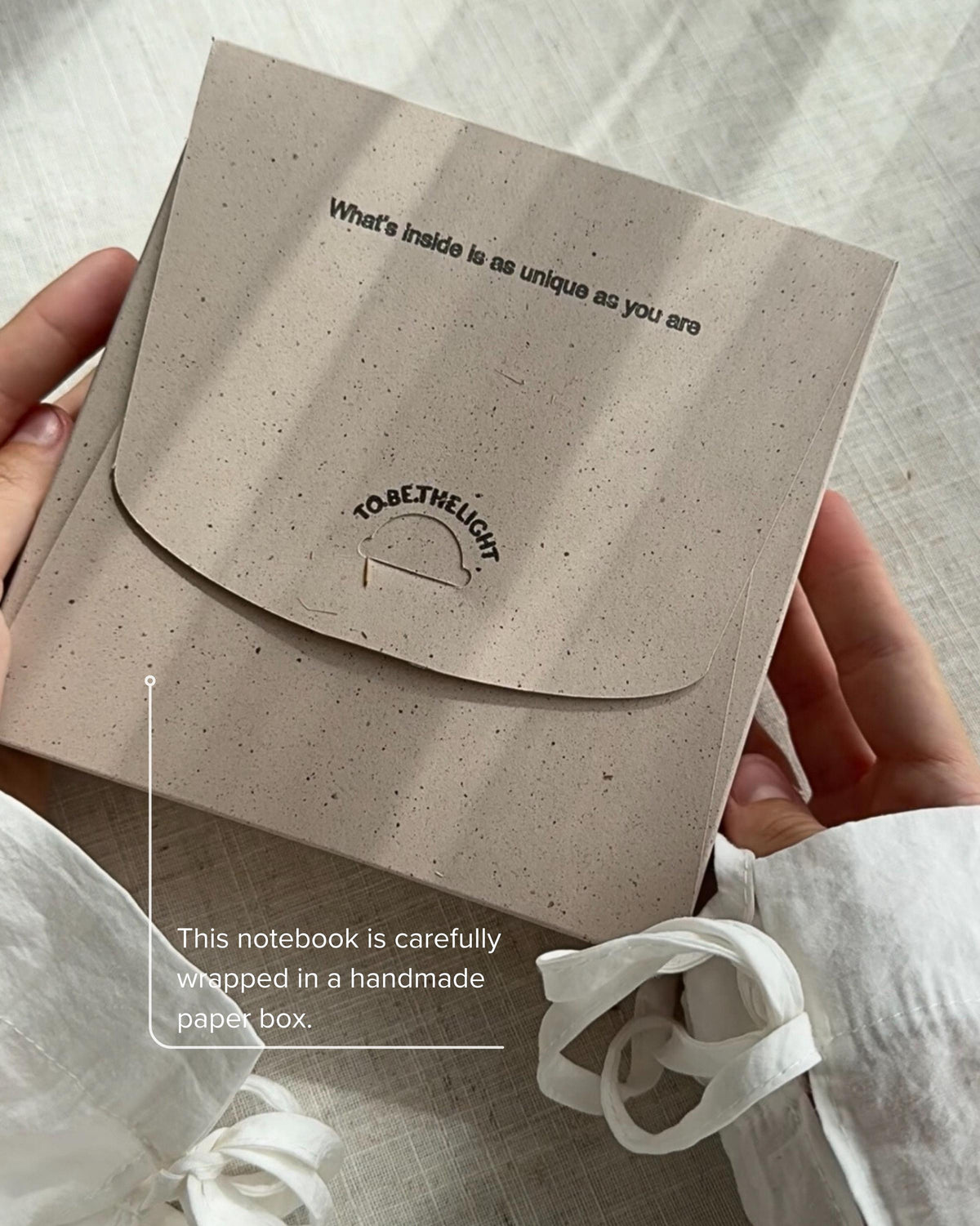 Handmade notebook with watercolor painting + postcard