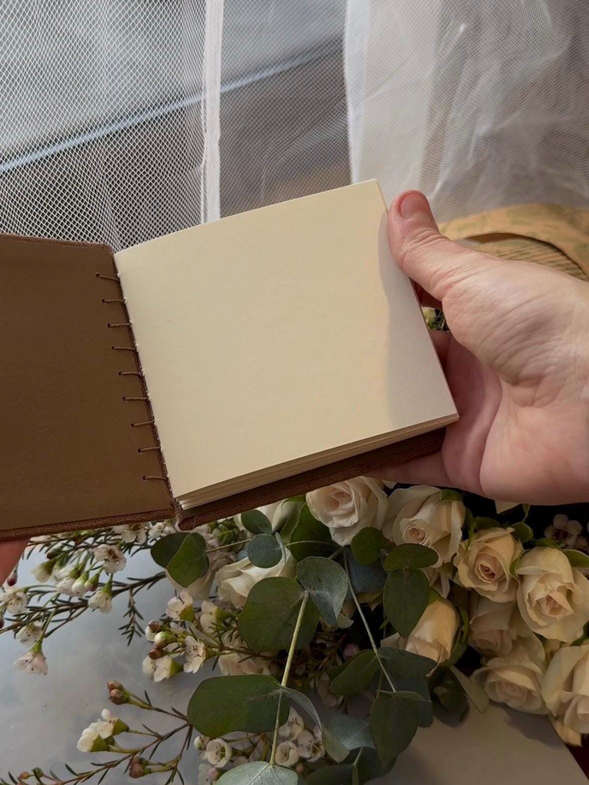 Notebook with watercolour painting, sketchbook