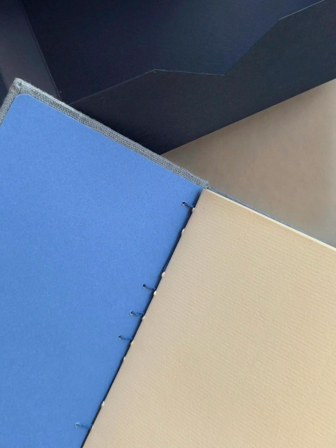 Notebook with watercolour painting, sketchbook