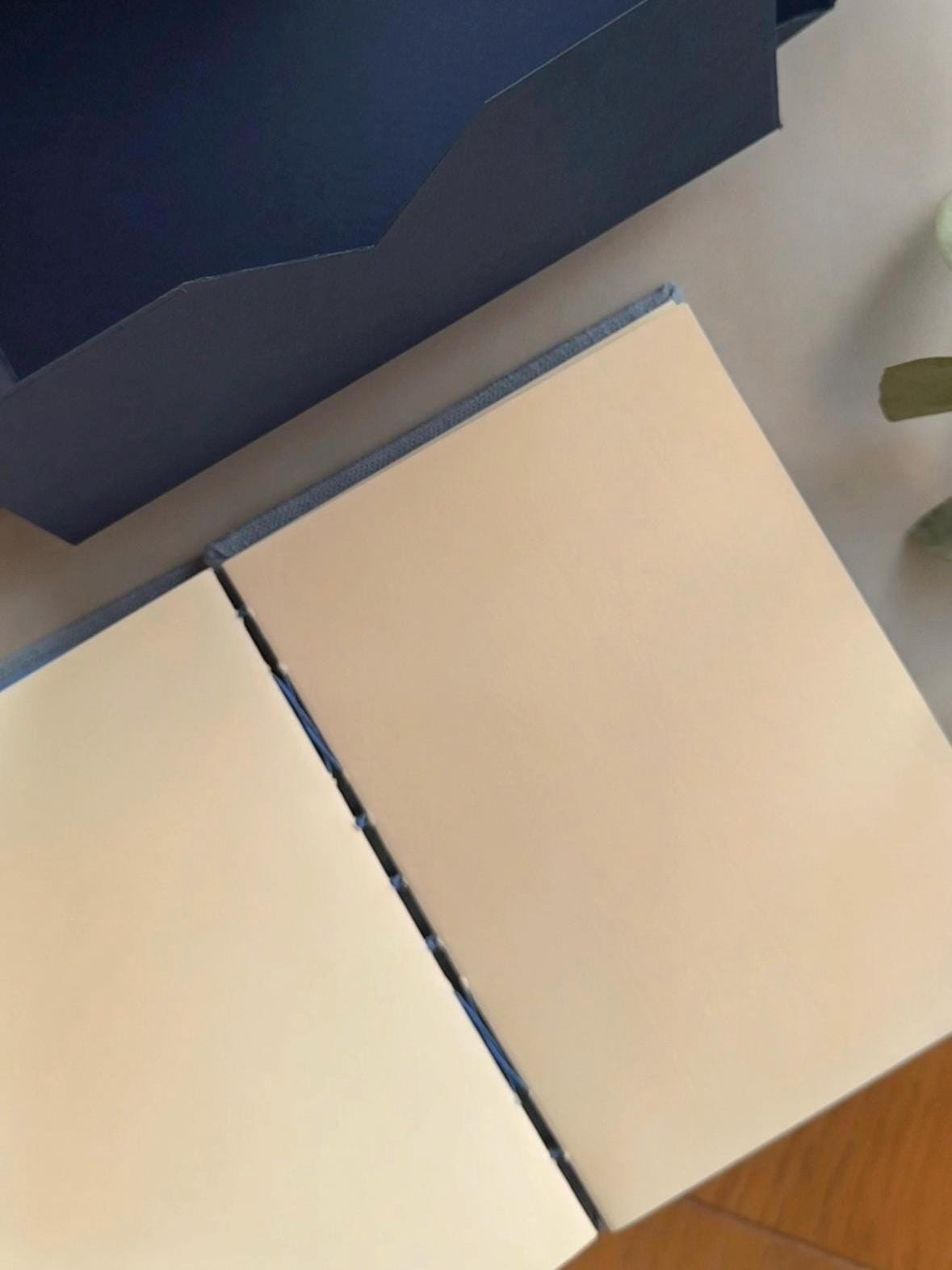 Notebook with watercolour painting, sketchbook