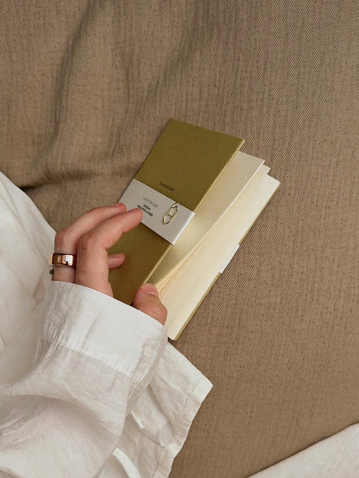 Gratitude journal, A6, handmade