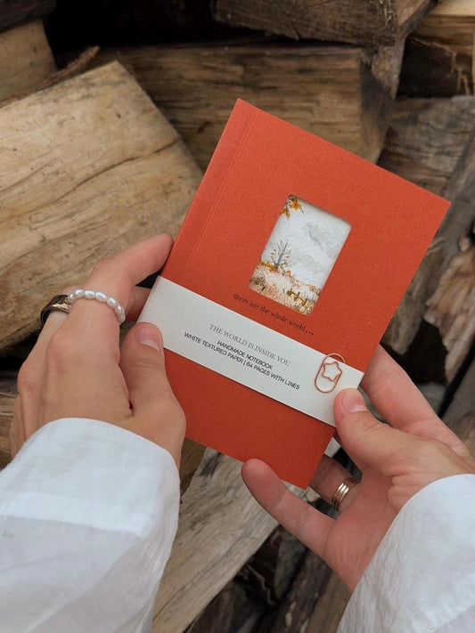 Notebook A6 with watercolour illustration