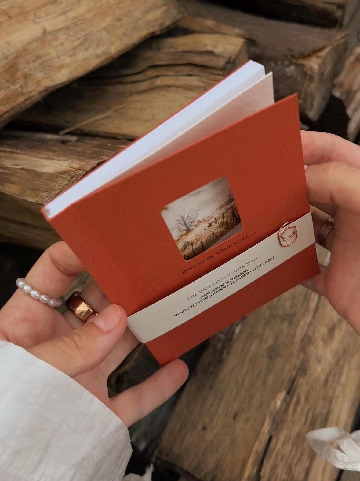 Notebook A6 with watercolour illustration