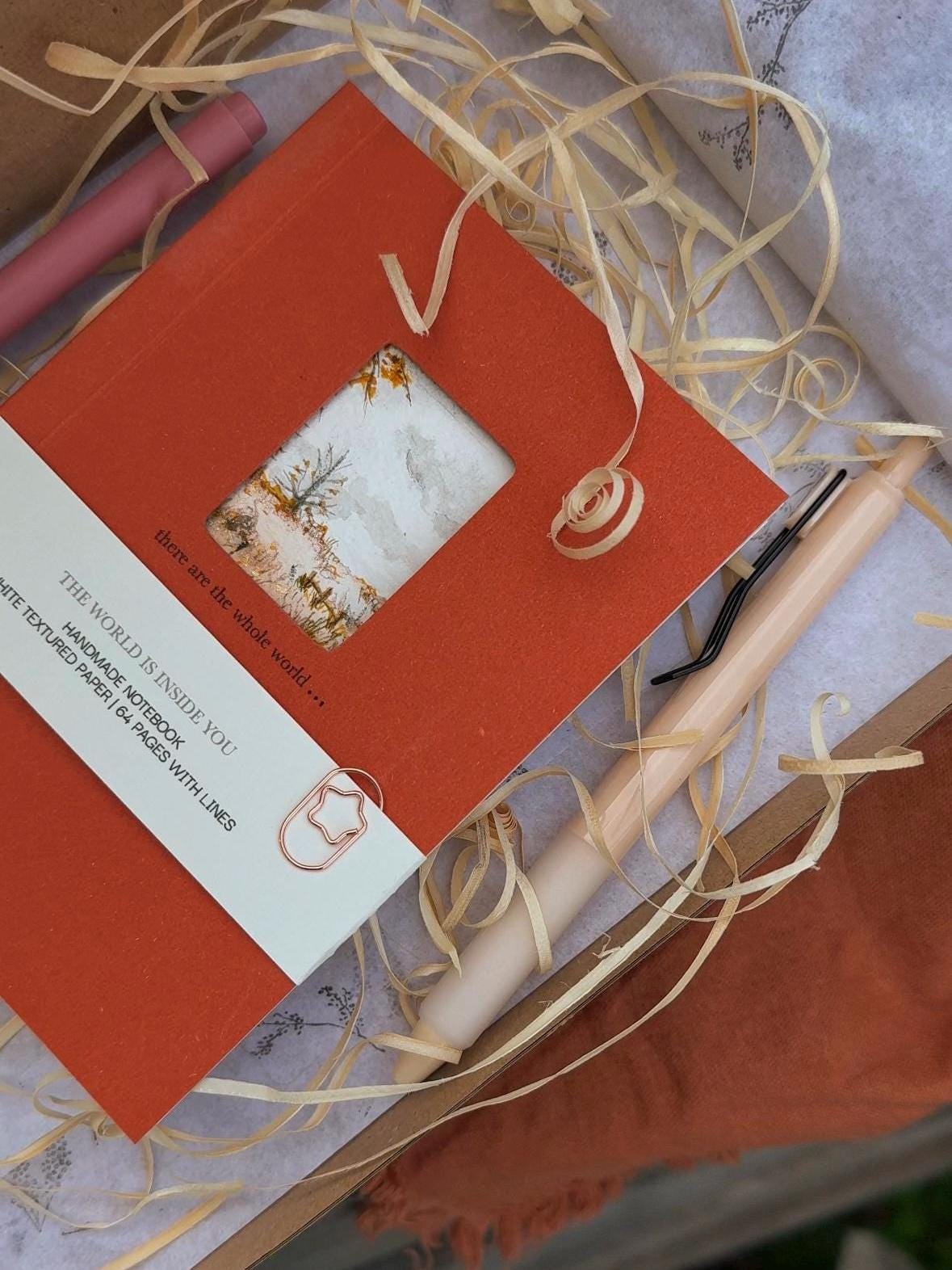 Notebook A6 with watercolour illustration